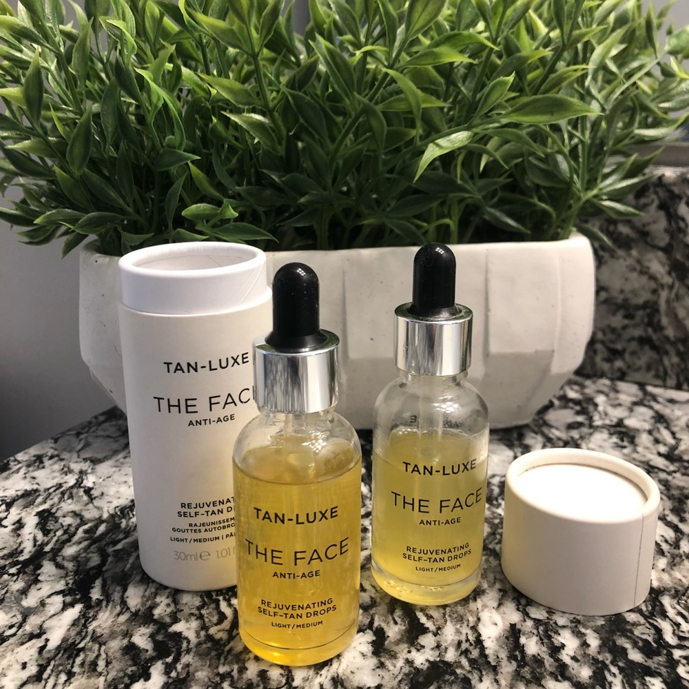 Tan-Luxe Self tanning drops✨ rejuvenating anti-age